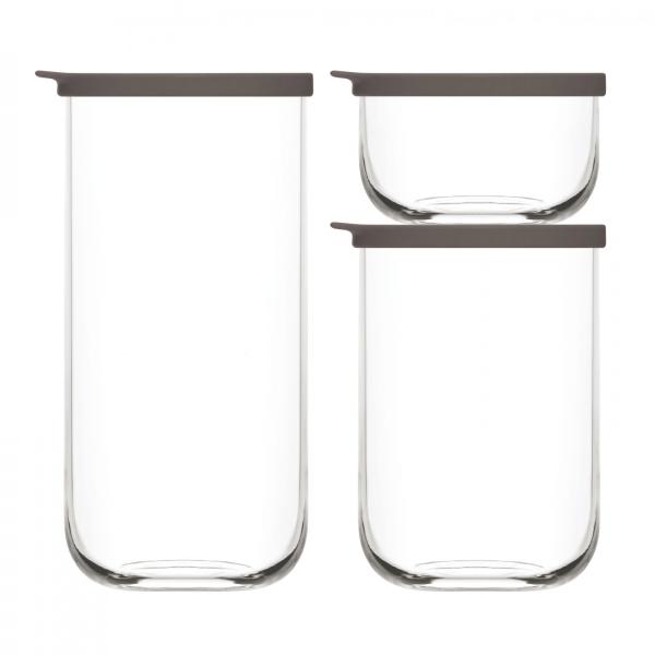 Vorratsdosen Glas Nora - 3tlg.Set